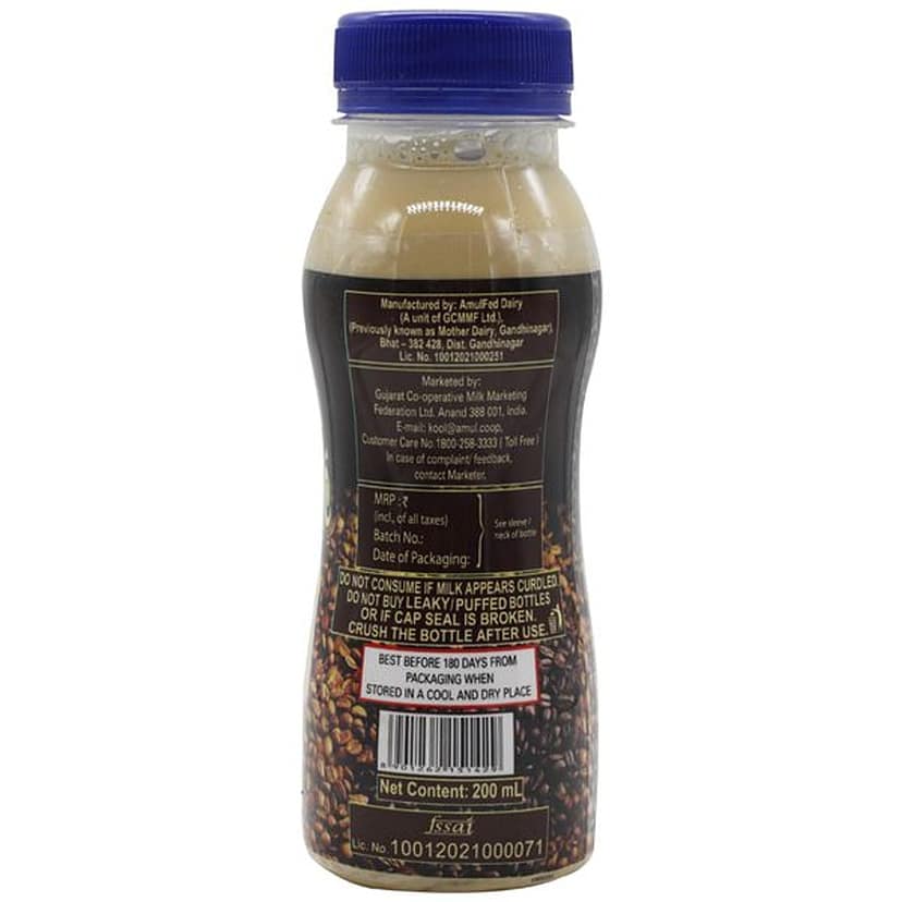 Amul Kool CafÃ© Drink - Milk & Coffee, 200 Ml Pet Bottle view 2