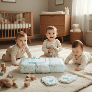 THE GIR FARMER Safe Diapers for Newborns – Gentle & Hypoallergenic