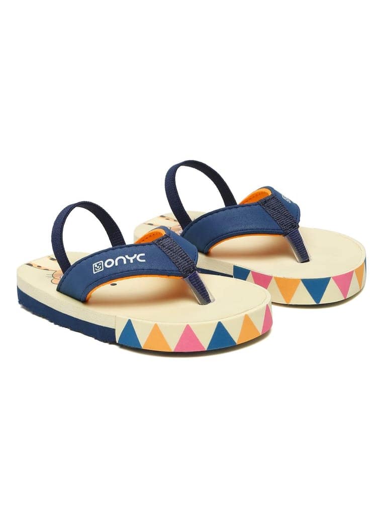 Premium Leo V-Shape Flip-flops With Adjustable BackSupport - Beige (Unisex) view 3