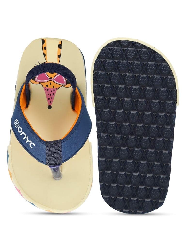 Premium Leo V-Shape Flip-flops With Adjustable BackSupport - Beige (Unisex) view 9