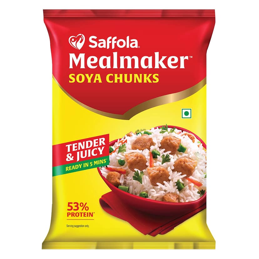 Saffola Mealmaker Soya Chunks Pouch