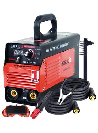 iBELL M250-103 ARC Welding Machine 250A | Power Boost IGBT Inverter Welder | Hot Start, Arc Force, Anti-Stick | 1–5mm Electrodes | 220V ±15%
