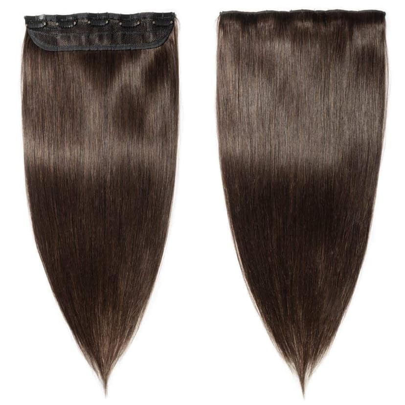 AkashKrishna 5 Clip in Hair Extension For Girls Brown Hair Extensions 24 Inches Long Brown Hair For Women view 3