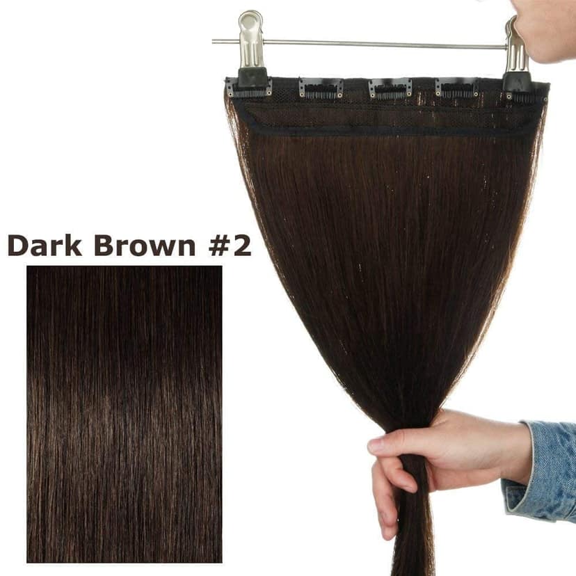 AkashKrishna 5 Clip in Hair Extension For Girls Brown Hair Extensions 24 Inches Long Brown Hair For Women view 5