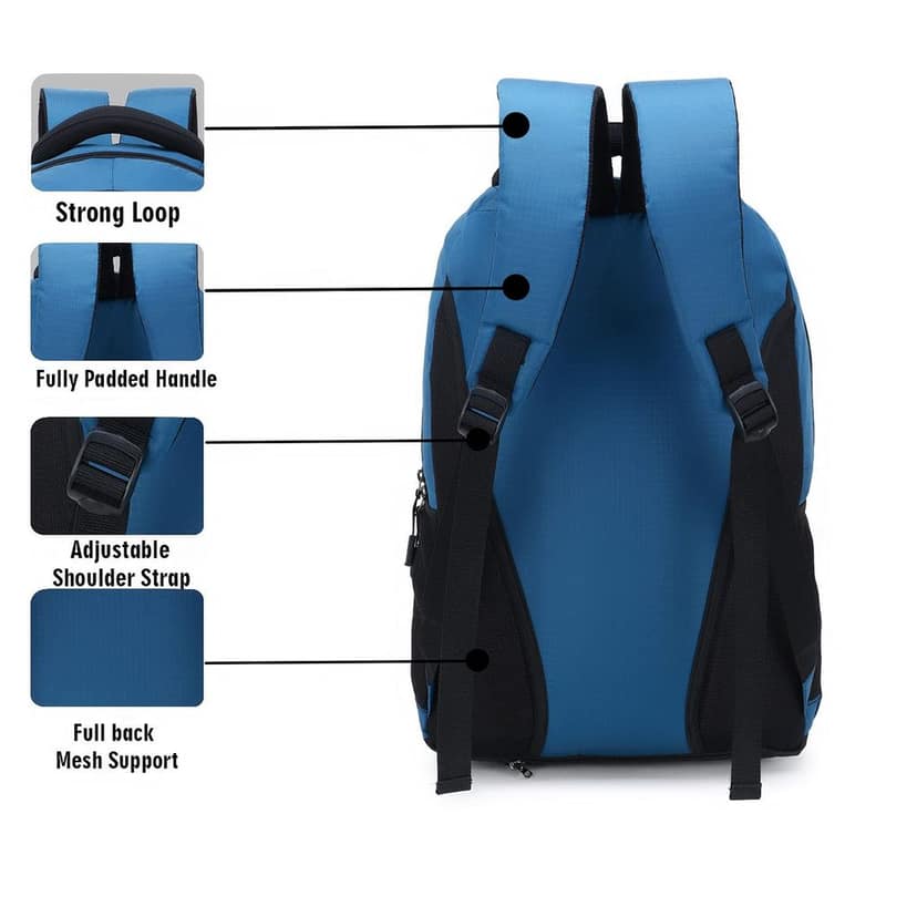 Kickonn casual backpack Laptop Bag/Backpack for Men Women Boys Girls/Office,School College with Rain Cover view 4
