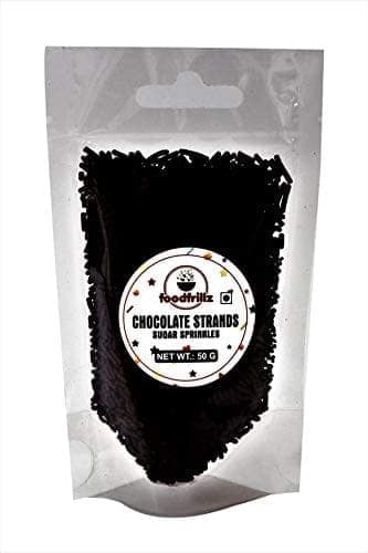 foodfrillz Whipping Cream Powder - All Purpose Vanilla (200 g) + Rainbow Strands (50 g) + Chocolate Strands Sprinkles (50 g) view 4