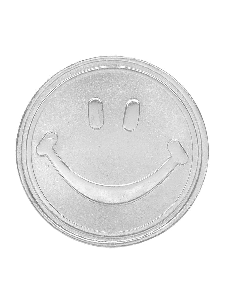 Set Of 2 Cute Handcrafted Ribbon Flower Toy Rakhi Smiley 10 gram 999 Round Silver Coin view 5
