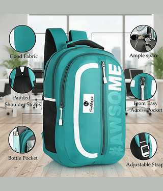 SVB BAG 40 Ltrs Tan Polyester College Bag