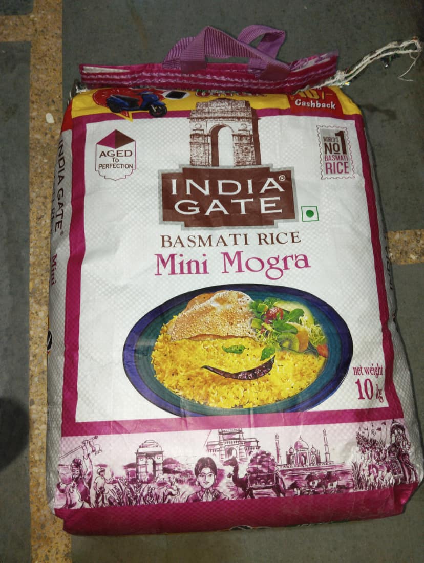 India gate Basmati rice mini Mogra 10kg
