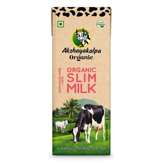 Akshayakalpa Organic Slim Milk - UHT - 200ml