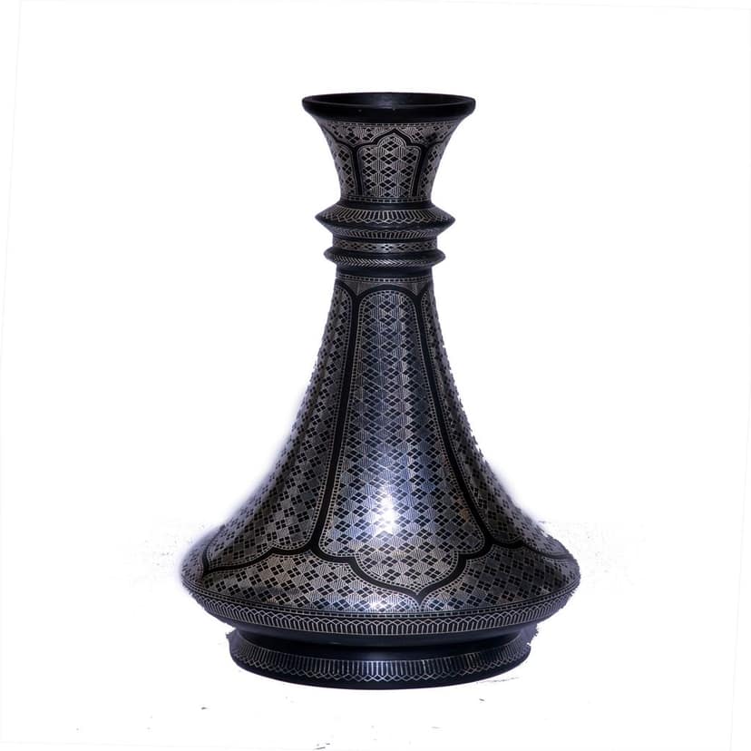 Bidri Shanay Vase Tarkashi Work (1TMTDCOKA10194)