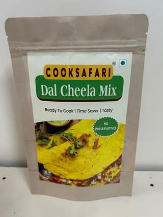CookSafari Dal Cheela Mix - Ready To Cook, Time Saver, Tasty, No Preservatives,