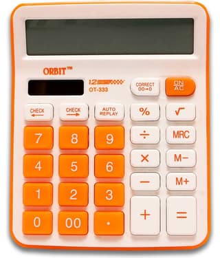 ORBIT CK 12 Digits Basic Calculator