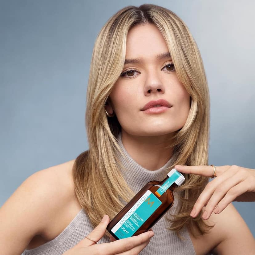 Moroccanoil Treatment Light 100ml – Lightweight Argan Oil Hair Treatment for Smooth, Shiny & Manageable Hair view 8