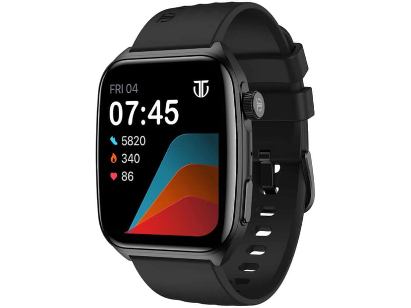 Titan Smart 4.0 Smart Watch with 1.93 AMOLED Display, Infinite AI Watch Faces, AI Voice assistant, Smart Hydration, Multiple Menu Styles, QR Hub - Black