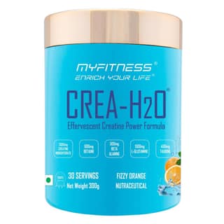 Myfitness Creatine Monohydrate Powder | 300g | Effervescent Pre Workout Power Formula | Creatine Powder With Betaine | Beta Alanine | L-Glutamine | Taurine | Electrolyte Blend