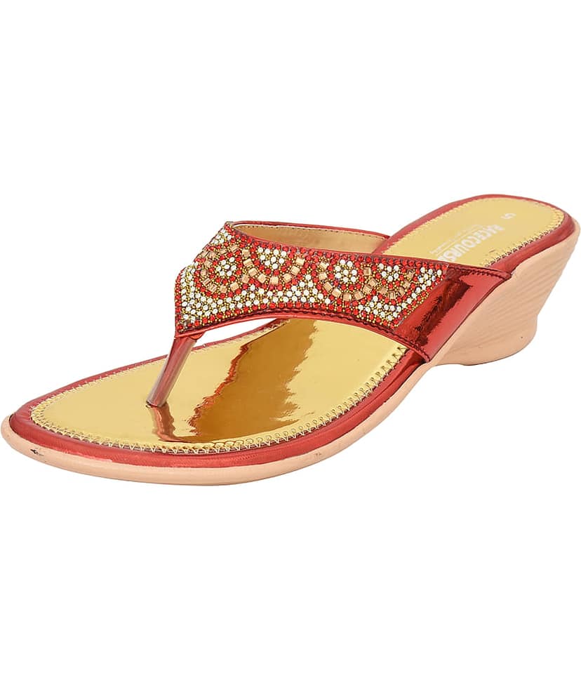 Racecourse - Red Women's Slip On Heels view 2
