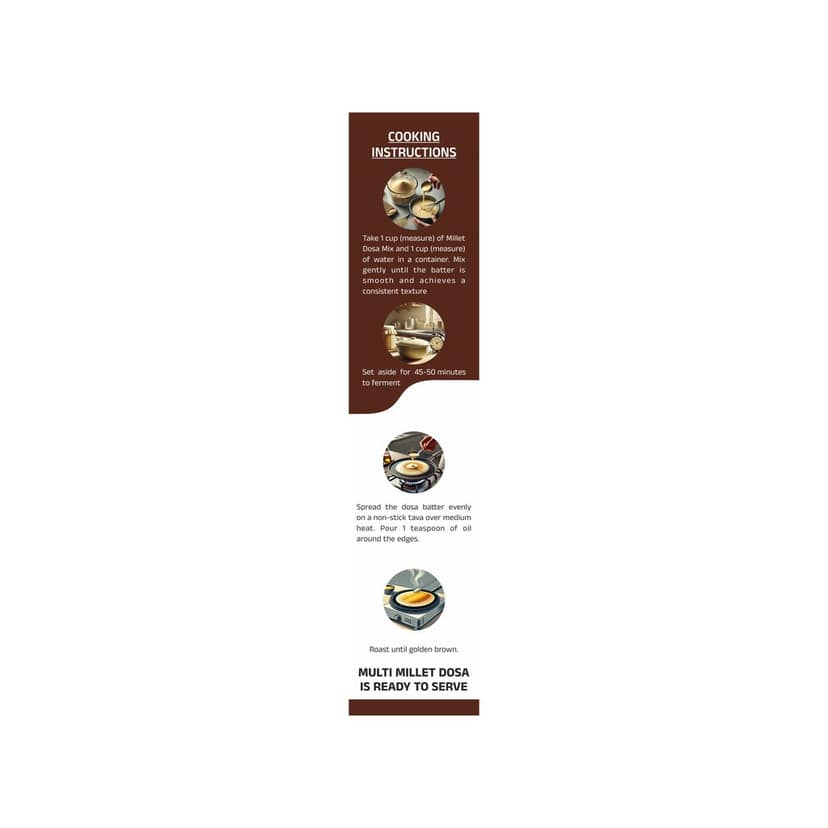 Lakshmi Fresh Multi Millet Dosa Mix 500g | Instant & Gluten-Free | High-Fiber, Healthy Millet Dosa Mix (pack of 5) view 5