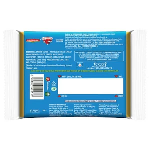Britannia Cheese Slices 200 Gms view 3