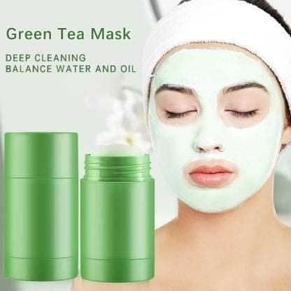 Elecsera Green Tea/Eggplant Purifying Clay Stick Mask with Gel salicylic Ultra Cleansing Ice Cream Mask For All Skin Types Men Women (160 g) view 3