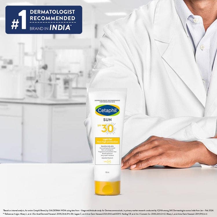 Cetaphil Gentle Skin Cleanser & Sun SPF 30 Light Gel Combo (125 ml + 100 ml) view 6