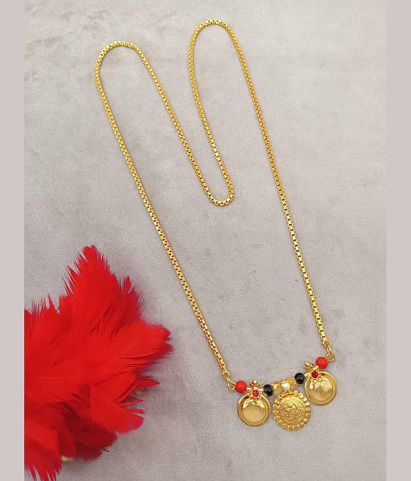 KRIMO Golden Mangalsutra ( Pack of 1 )