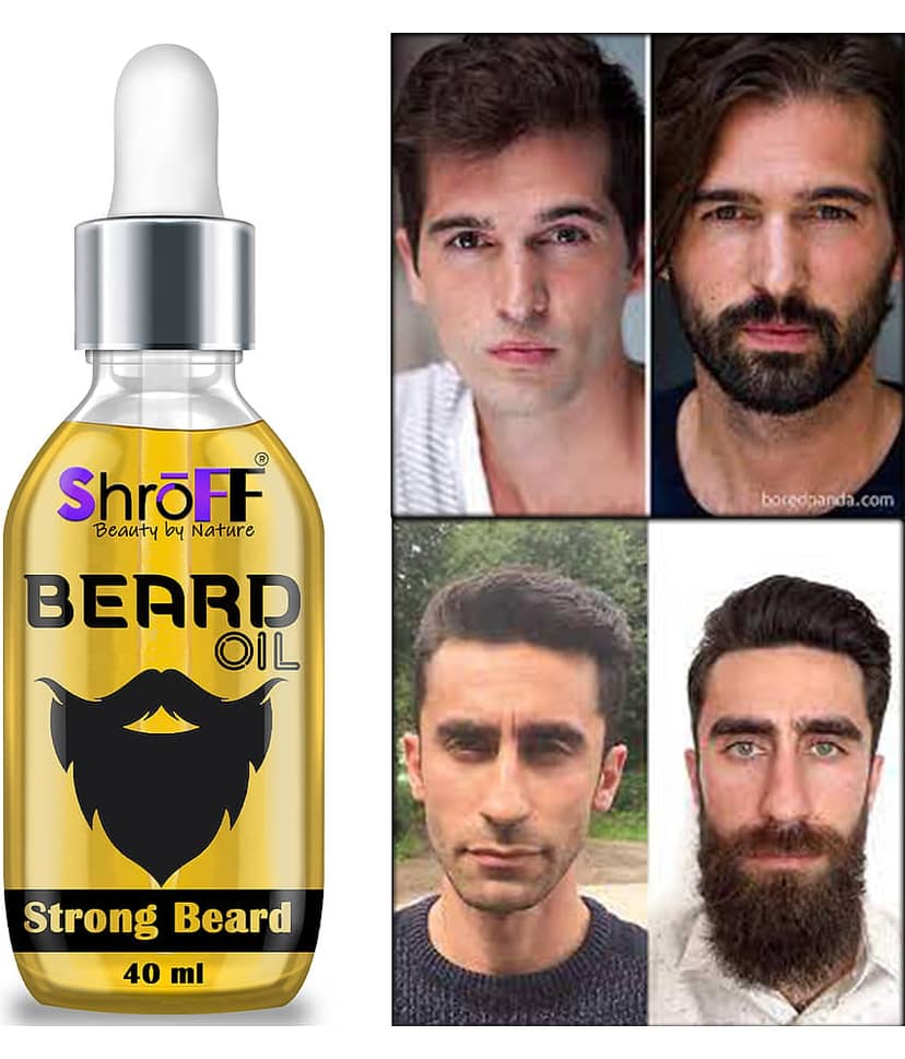 Shroff Almond Oil Promotes Beard Growth Beard Oil 40 ml
