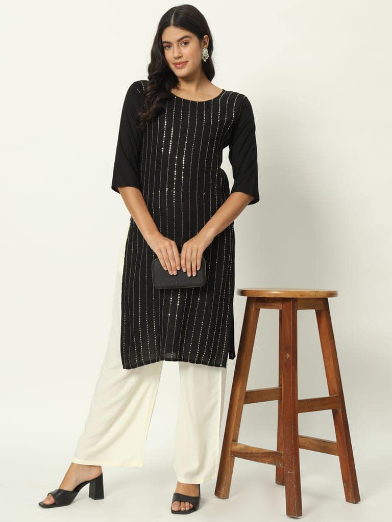 Soft Colors Regular Fit Pocket Palazzo (Cream) view 2