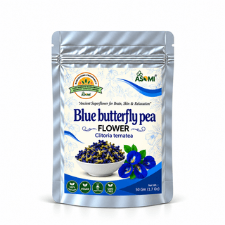 Blue Butterfly Pea Flower | Herbal Tea | Blue Tea - 50 gm - 1- Pack