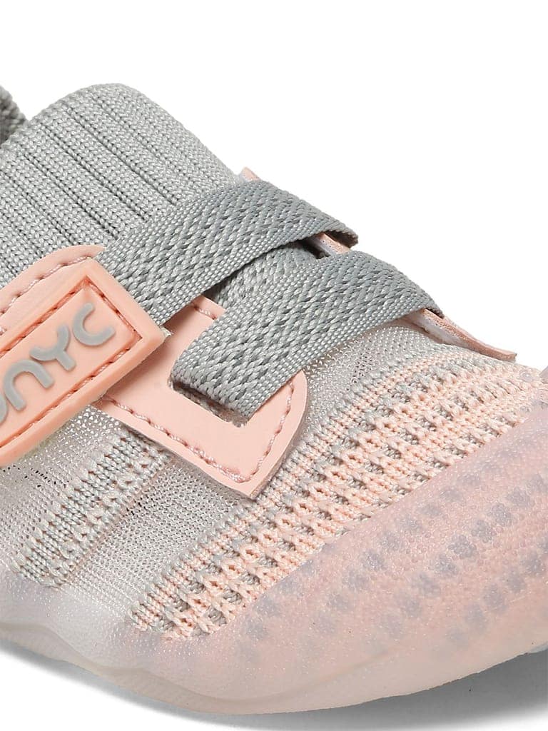 Smooth Toddlers' First Step Shoes - Peach (Unisex) view 2