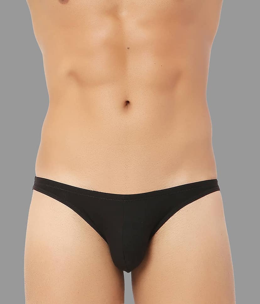 Bruchi Club Pack of 1 Modal Bikini For Men's ( Black )