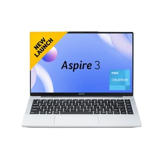 acer Aspire 3, Intel Core Celeron N4500, 12GB LPDDR4 RAM, 512GB SSD, HD, 14"/35.56cm, Windows 11 Home, Silver, 1.3KG, A324-45, Thin and Light Laptop acer Aspire 3, Intel Core Celeron N4500, 12GB LPDDR4 RAM, 512GB SSD, HD, 14"/35.56cm, Windows 11 Home, Si