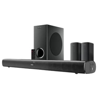 OPEN BOX Intex Beast 9000 |2.1 Soundbar with Subwoofer | 120 W RMS | HDMI-ARC | Bluetooth | AUX | USB | Remote Control with Equalizer |Black