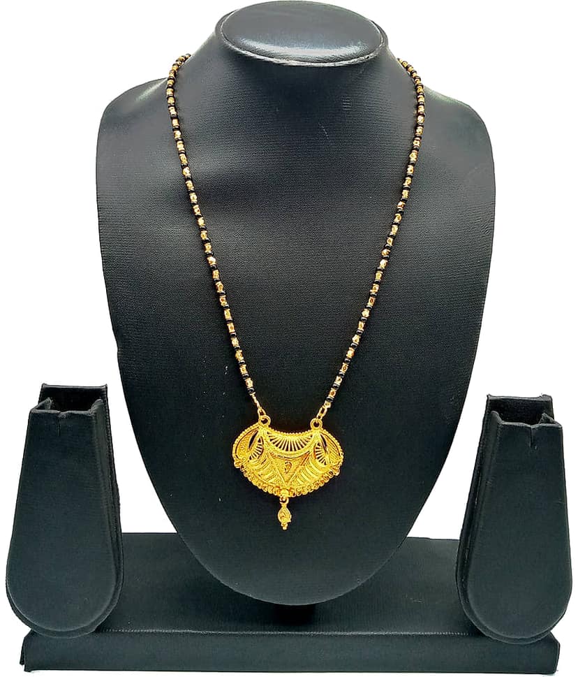 Shankhraj Mall Gold Plated Letest & Designer Mangalsutra For Women-100210 view 2