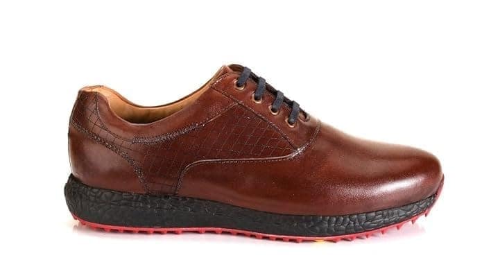 HITCARO Men Proffessional Leather Golf Shoes | Lace-Up | Phylon Sole |Waterproof | Comfortable | Breathable | Sports Shoes