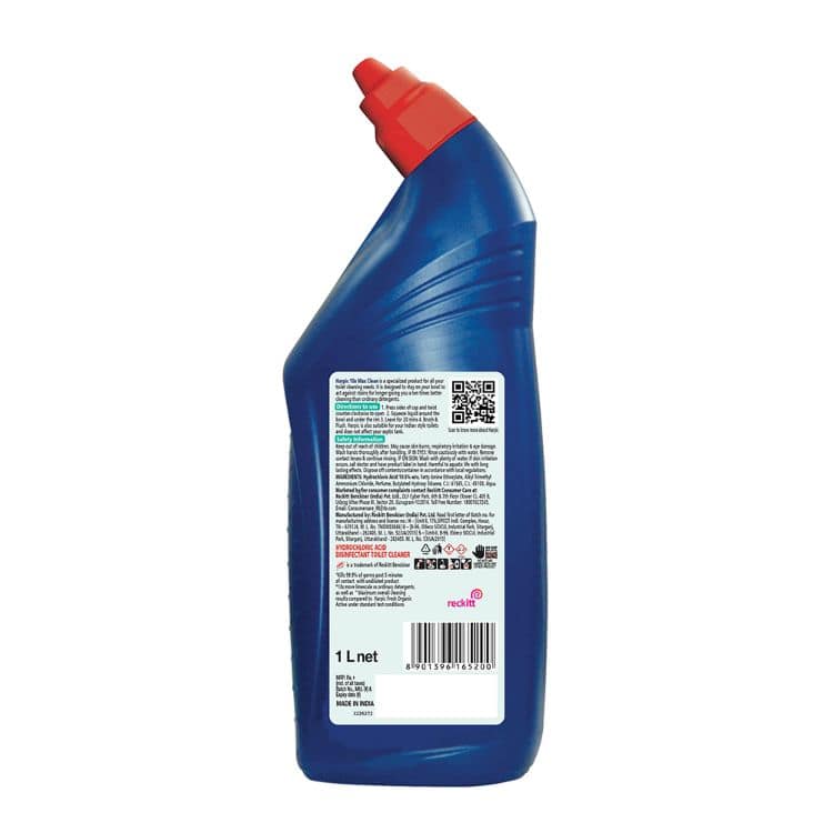 Harpic Disinfectant Toilet Cleaner Liquid, Marine - 1 L view 2