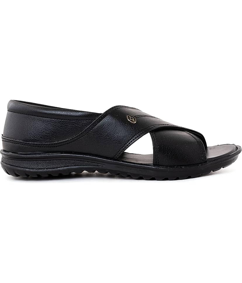INFINITRENZ - Black Men's Sandals view 2