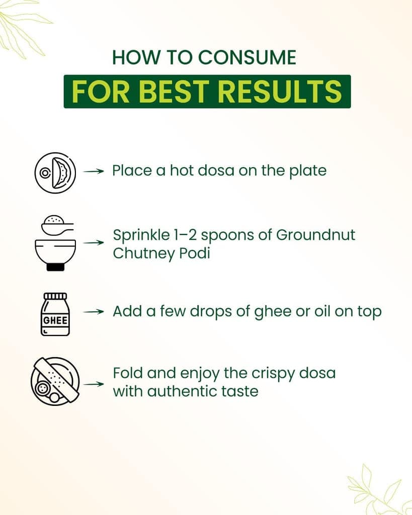 Groundnut Chutney Podi - 100 gm view 4