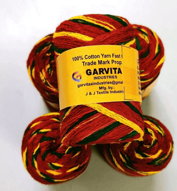 GARVITA INDUSTRIES COCK BRAND KALAWA MAULI DHAGA IN MULTI COLOUR PACK OF 12 PIECES 10g Each view 2