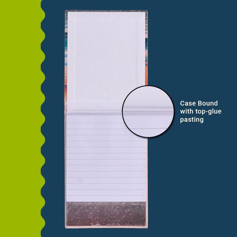Navneet Youva | Slanting Pad for Students, Professionals and Personal use | Single Line | Size - 10.5 cm x 11.8 cm | 120 sheets | Pack of 2 | Assorted view 4
