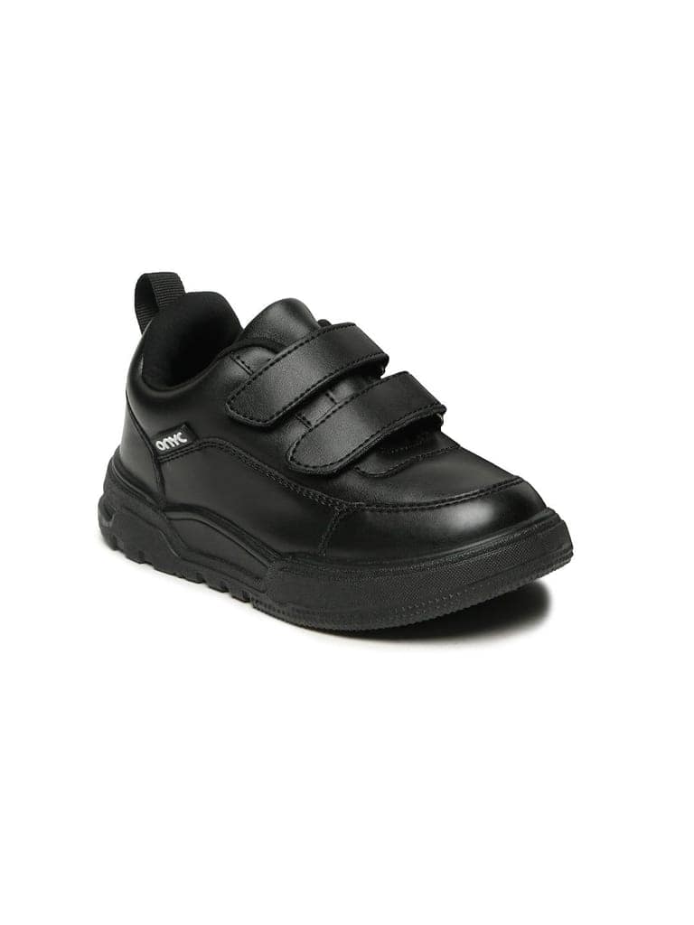 SuperKool Comfortable & LightWeight Lace-Free School Shoes - Black (Unisex) view 7
