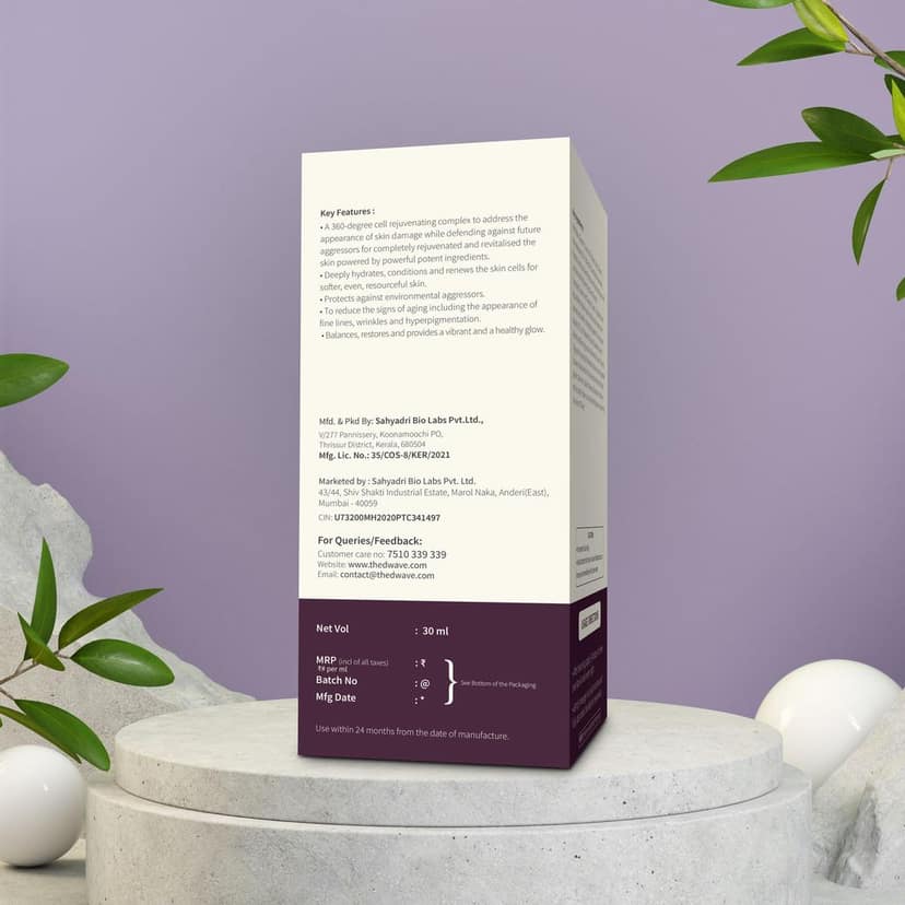 The D Wave Cell Rejuvenating Complex Night Creme | Night Cream for Glowing, Youthful Skin| Reduces Fine Lines, Wrinkles, Hyperpigmentation | Hydrating & Moisturizing | All Skin Types & Genders | 30ML view 5