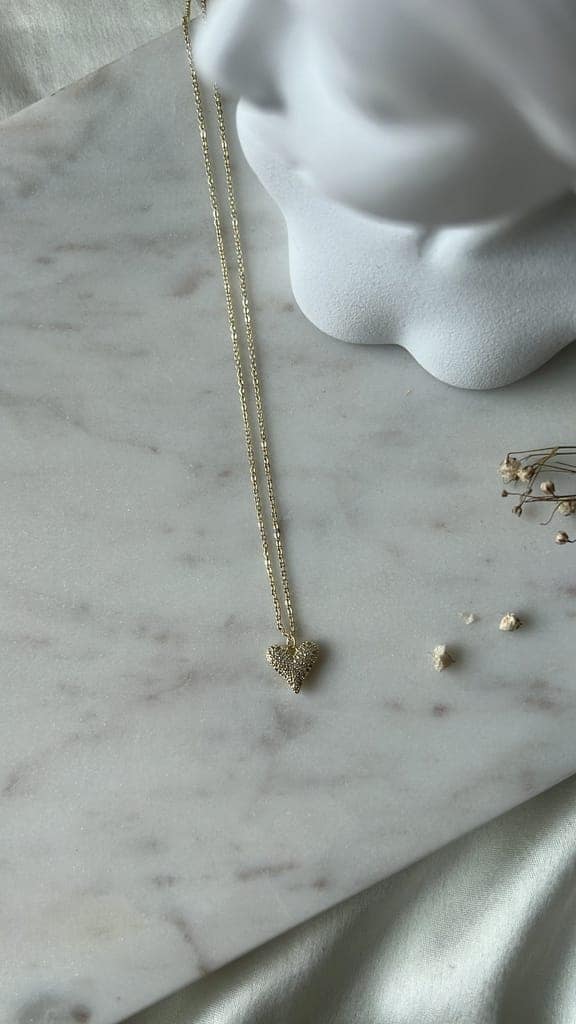 Clares Heart Neckpiece view 4