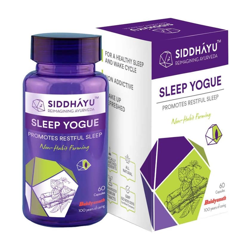 Baidyanath Siddhayu Sleep Yogue Capsule 60 Cap