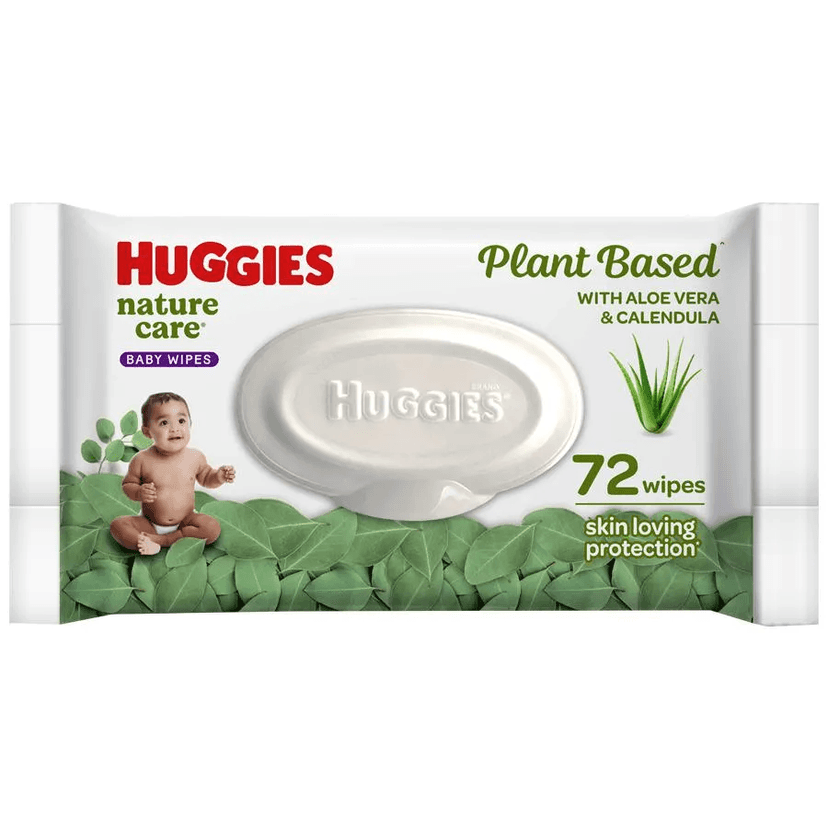 Huggies Baby Wipes With Aloe Vera & Calendula 72 Pcs
