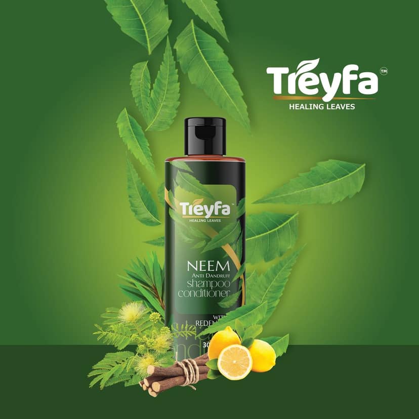 Treyfa Neem shampoo conditioner for anti dandruff, hair growth & hair fall control (30ml) view 4
