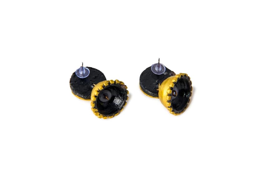 Coin Style Earrings view 3