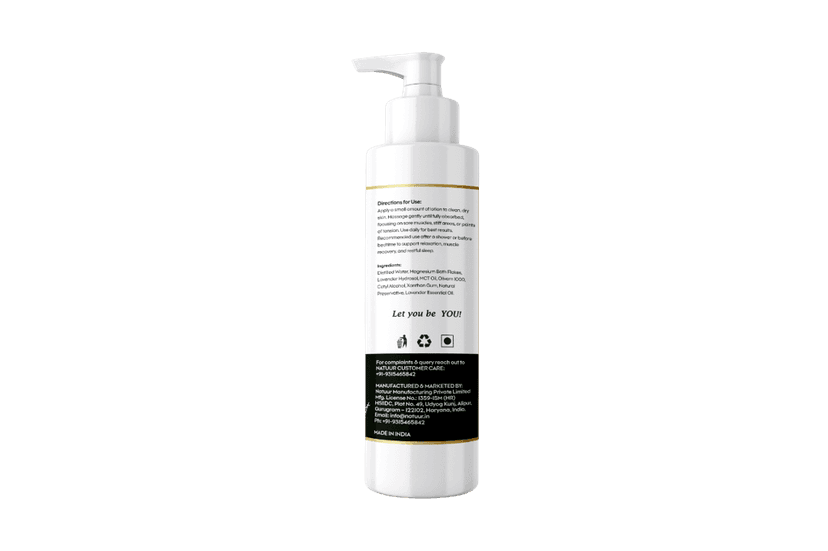 Magnesium Recovery Lotion | Coconut | Lavender | Nourish | Relax | Recover view 3