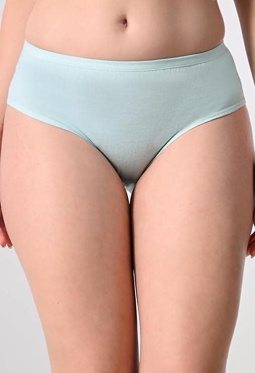 FAIRO STORE Women's Cotton XL Size 95 cm Panties Comfortable Solid Hipster Multicolor Panties (Pack of 3) view 6