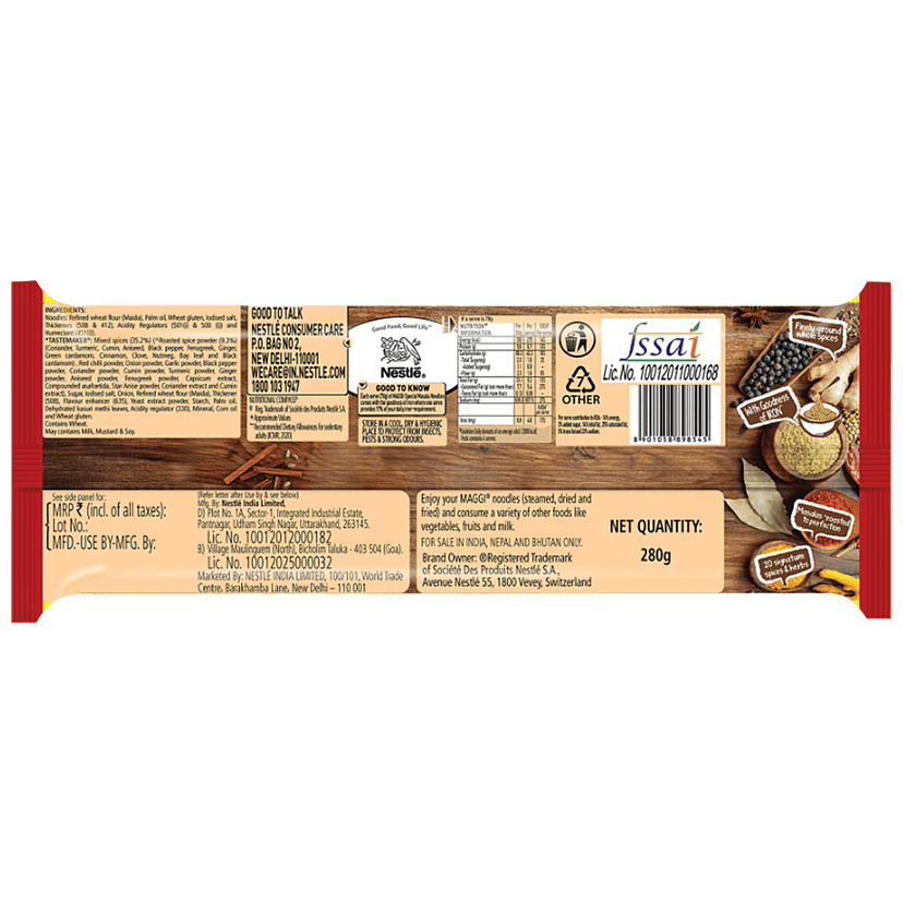 Maggi 2-Minute Noodles - Special Masala, 280 G (Pack Of 4) view 2
